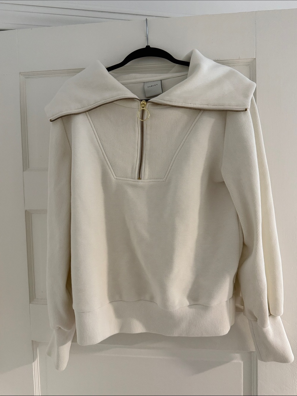 Varley Vine pullover in ivory-  Small